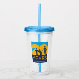 Vaso Acrílico Copa del 20 Aniversario de DCF