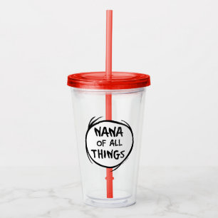 Vaso Acrílico Cosa Uno Cosa Dos - Nana de todas las cosas