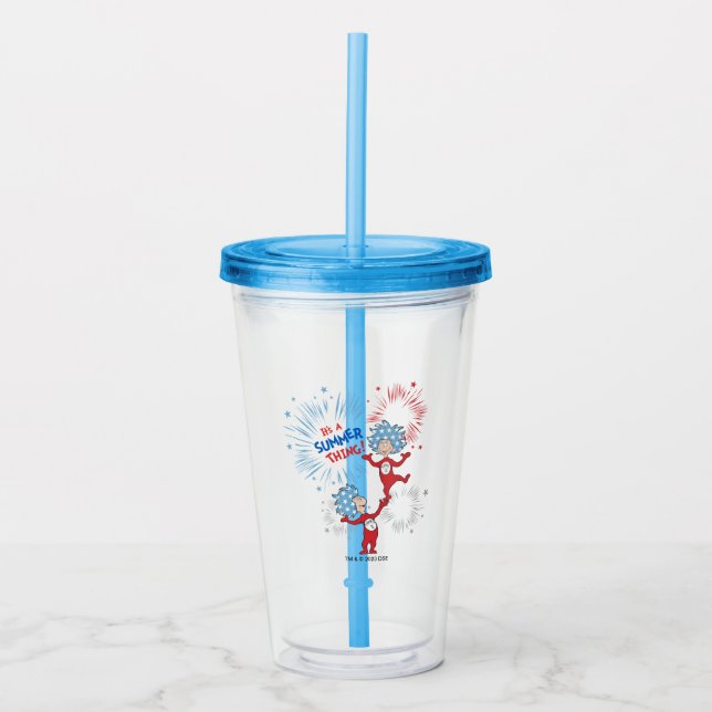 Vaso Acrílico Cosa uno dos es cosa de verano (Anverso)