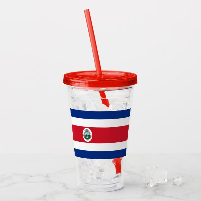 Vaso Acrílico Costa Rica (Anverso (hielo))
