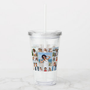 Vaso Acrílico Crear su propio Collage de fotos de 15