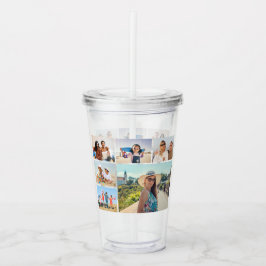 Vaso Acrílico Crear su propio Collage de fotos de 6