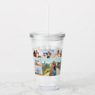 Vaso Acrílico Crear su propio Collage de fotos de 6