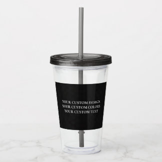Vaso Acrílico Crear su propio personal