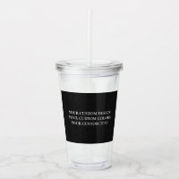Crear su propio Tumbler Acrílico Personalizado