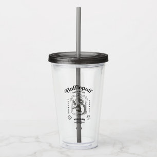 Vaso Acrílico Cresta de Dedicación Paciencia Lealtad HUFFLEPUFF™