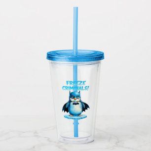 Vaso Acrílico Criminales congelados - Pingüino oscuro