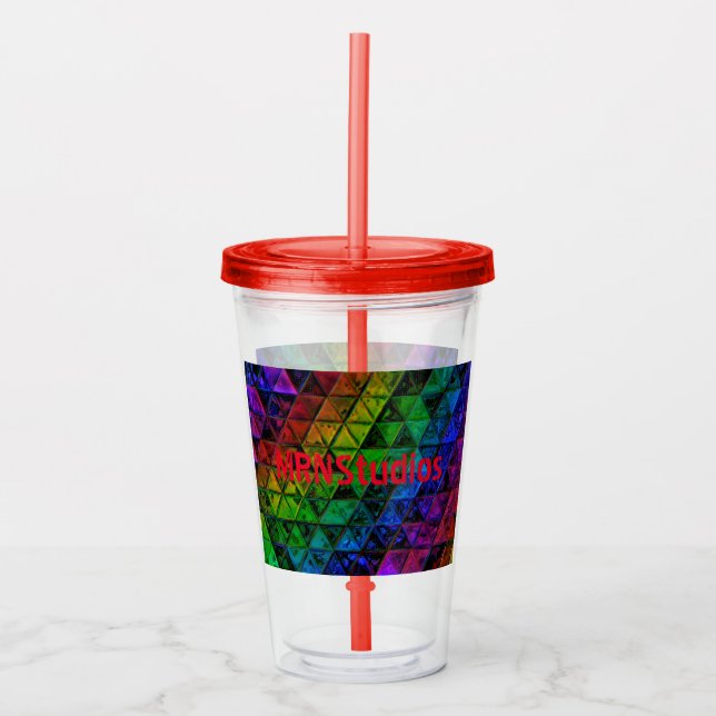 Vaso Acrílico Cristal de orgullo (Anverso)