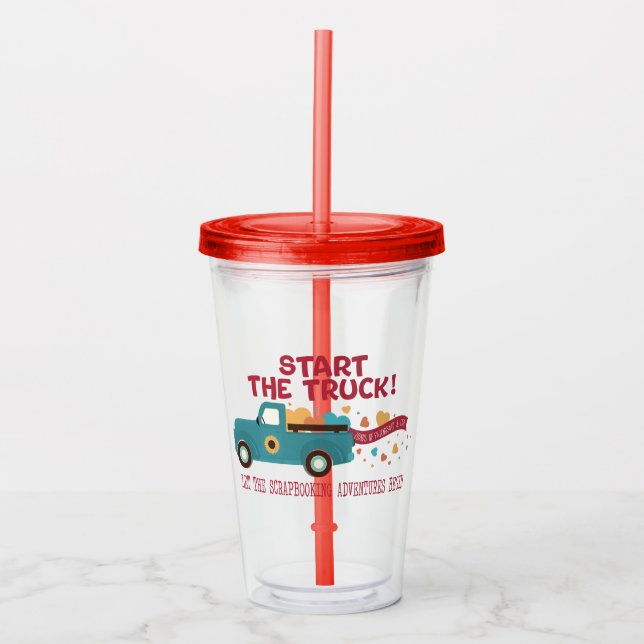 Vaso Acrílico CROPTOBERFEST 2024 Tumbler - Iniciar el camión (Anverso)