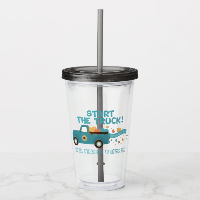 Vaso Acrílico CROPTOBERFEST 2024 Tumbler - Iniciar el camión B (Anverso)