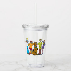 Vaso Acrílico Cuadrilla entera 14 Mystery Inc
