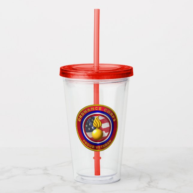 Vaso Acrílico Cuerpo de Material de Guerra (Anverso)