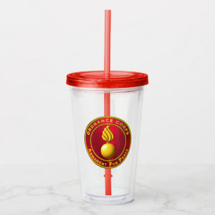 Vaso Acrílico Cuerpo de Material de Guerra
