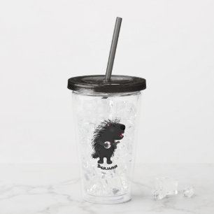 Vaso Acrílico Cuidada y divertida jugada del personalizado del b