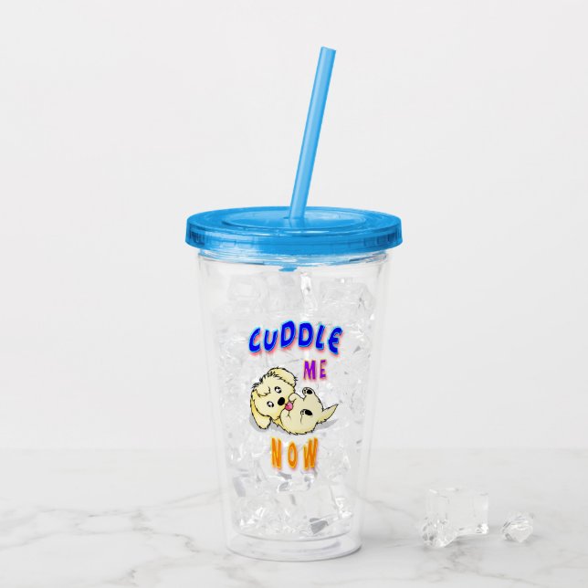 Vaso Acrílico Cuidarme ahora (Reverso (hielo))