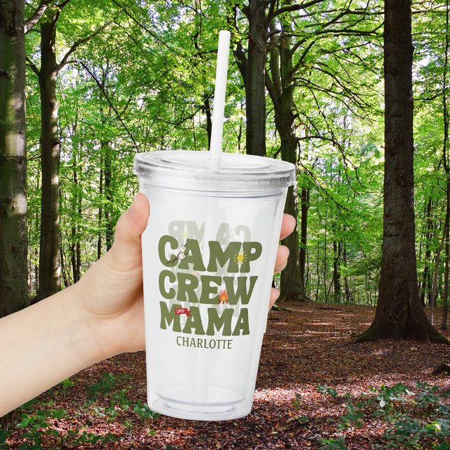Vaso Acrílico Cumpleaños de niño One Happy Camper (Subido por el creador)