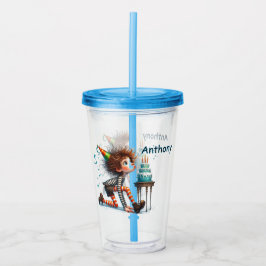 Vaso Acrílico Cumpleaños de Niños Personalizados