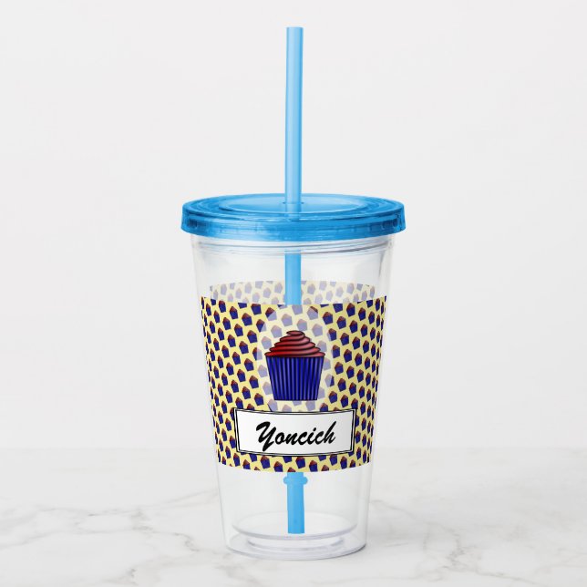 Vaso Acrílico Cupcake de Kenneth Yoncich (Anverso)