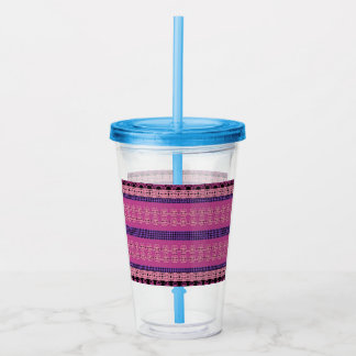 Vaso Acrílico Cupflores de cabezas de rosa