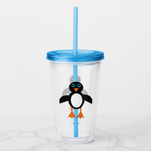 Vaso Acrílico Cute pingüino