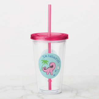 Vaso Acrílico Cute Saltasaurus