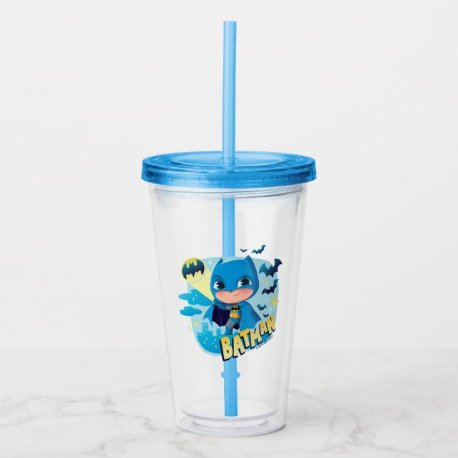 Vaso Acrílico Cuter Than Cute Batman (Anverso)