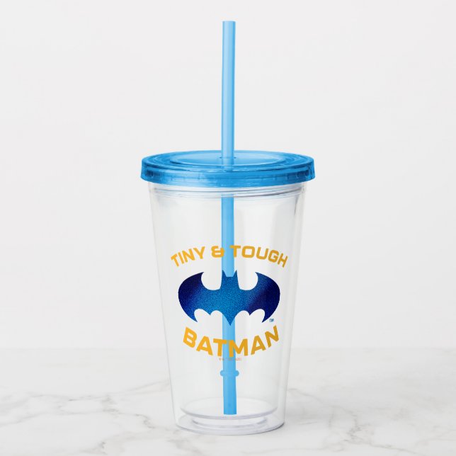 Vaso Acrílico Cuter Than Cute Tiny & Tough Batman (Anverso)