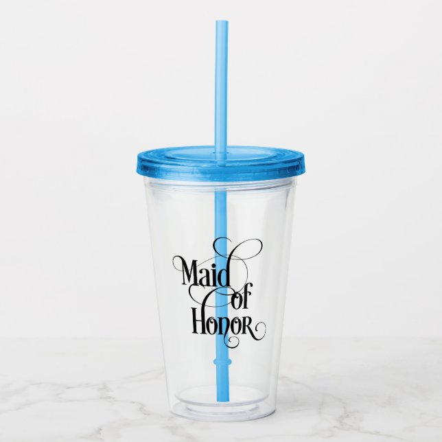 Vaso Acrílico Dama de honor (Anverso)
