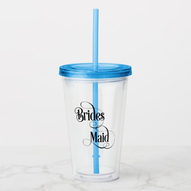 Vaso Acrílico Dama de honor (Anverso)