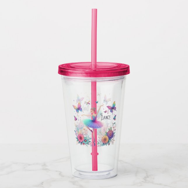 Vaso Acrílico Dance Ballerina (Anverso)