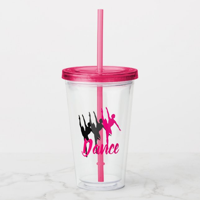 Vaso Acrílico Danza (Anverso)