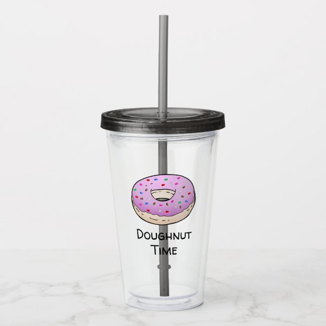 Vaso Acrílico de Donut (Anverso)