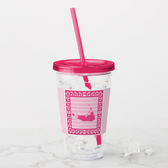 Vaso Acrílico De Esta Manera Nantucket Plastic Go Cup (Anverso (hielo))