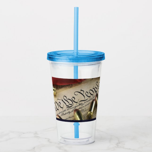 Vaso Acrílico Declaración de Independencia (Anverso)