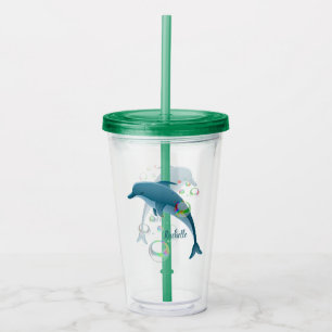 Vaso Acrílico Delfín