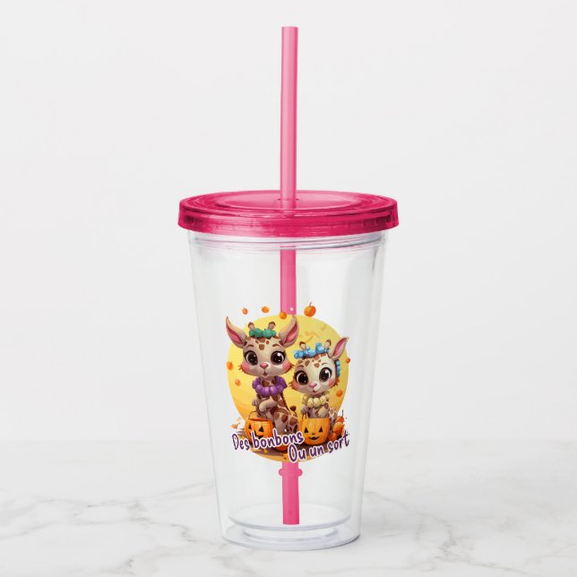 Vaso Acrílico Des bonbons ou un sort enfin (Anverso)