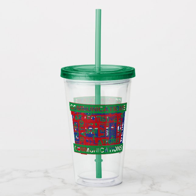 Vaso Acrílico Desglose de las comunicaciones (Anverso)