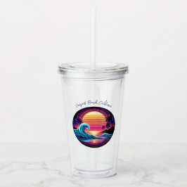 Vaso Acrílico Deslumbramiento de la superficie del sol