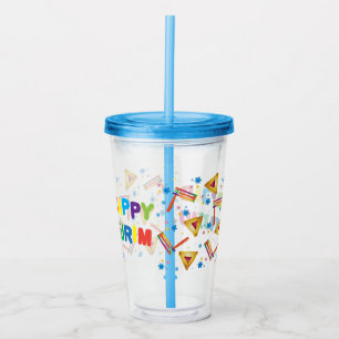 Vaso Acrílico Día de fiesta feliz del modelo del fiesta de los