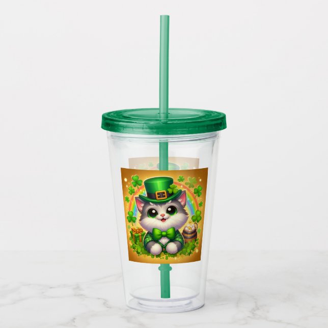 Vaso Acrílico Día de San Patricio (Anverso)