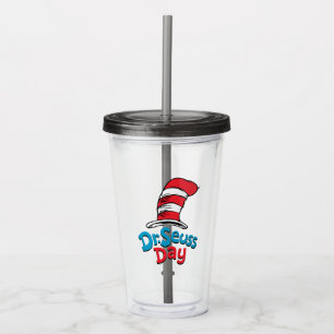 Vaso Acrílico Día del Dr. Seuss