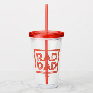 Vaso Acrílico Día del padre - Papá loco