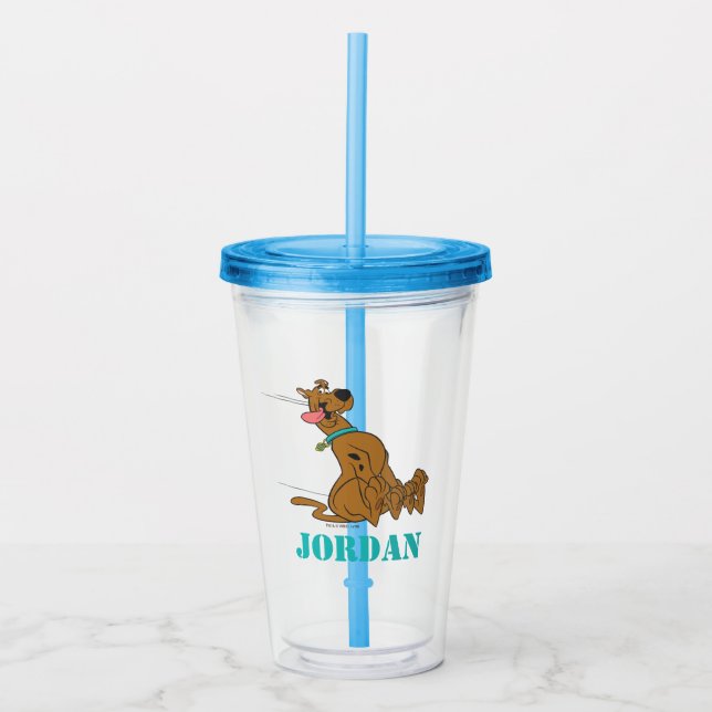 Vaso Acrílico Diapositiva Scooby-Doo con lengua fuera (Anverso)