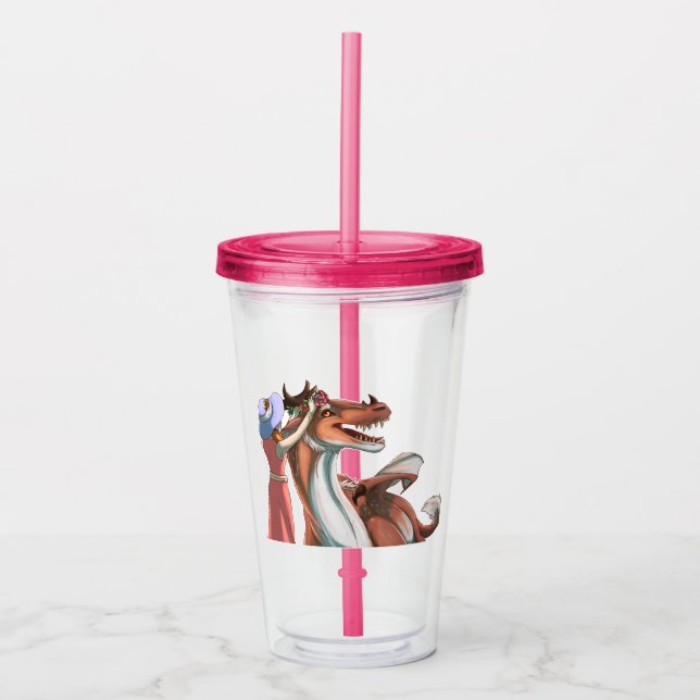 Vaso Acrílico Días Pacíficos (Anverso)