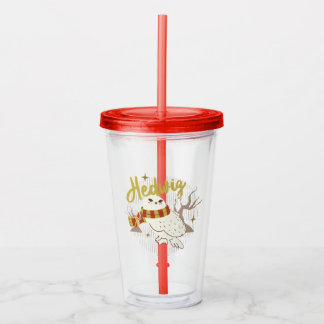 Vaso Acrílico Dibujo del Bosque Caprichoso de Hedwig