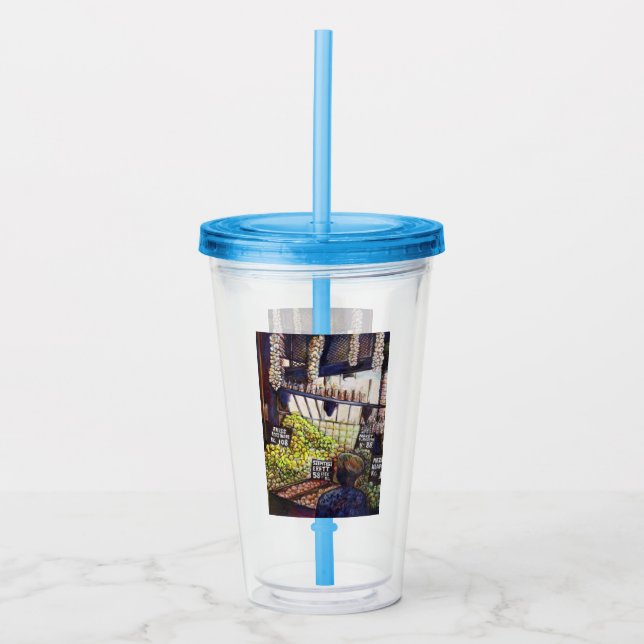 Vaso Acrílico Dimensiones de la curiosidad (Anverso)