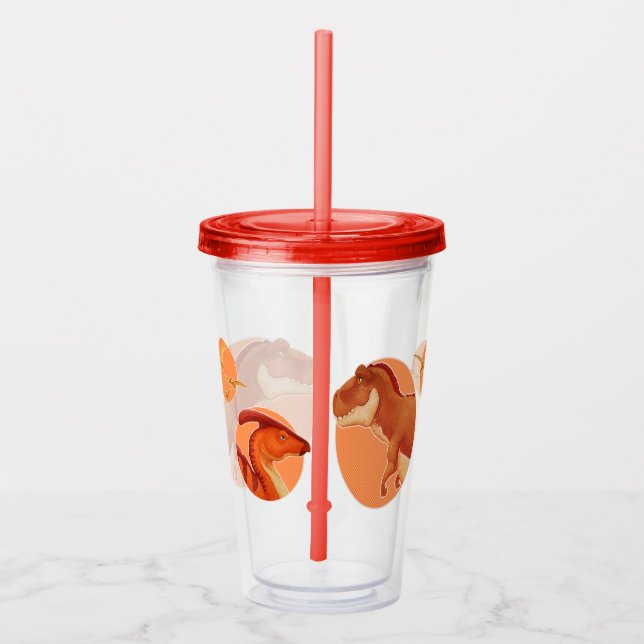Vaso Acrílico Dino Tumbler (Derecha)