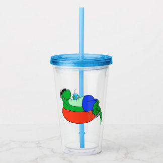 Vaso Acrílico dinosaurio