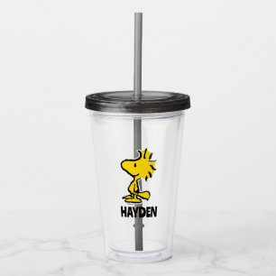 Vaso Acrílico Diseño clásico de Woodstock   Añadir su nombre