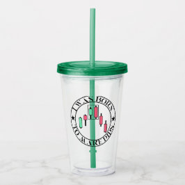 Vaso Acrílico Diseño comercial | Patrón bajista | Pips
